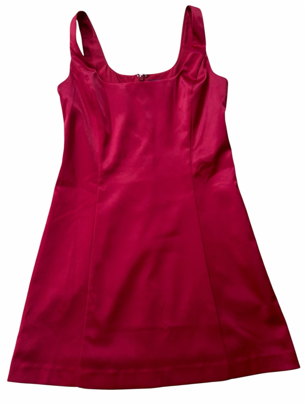 GAP NWT Red Satin-Like Sleeveless Mini Dress
